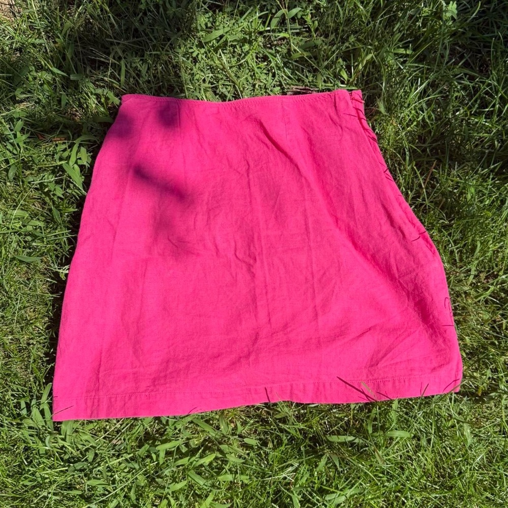 Old Navy Bright Pink Mini Skirt